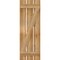 Ekena Millwork Spaced Board-n-Batten Shutters w/Z-Bar, Rough Sawn Western Red Cedar, 17 1/8W x 50H, PR RBS06Z17X050RWR - alternate 5